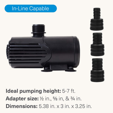 500 GPH Premium Fountain Pump