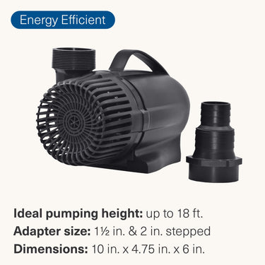5,100 GPH Waterfall Pump