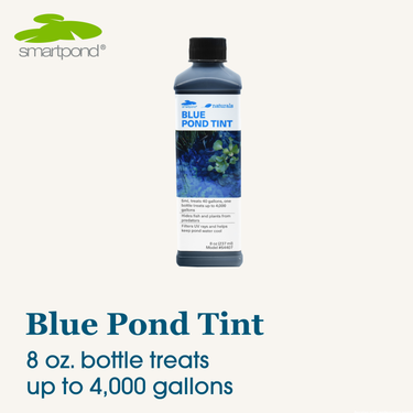 smartpond® Pond Tint 8 oz. treats up to 4,000 gallons
