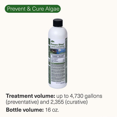 Green Stop® Liquid Algaecide, 16 oz. treatment