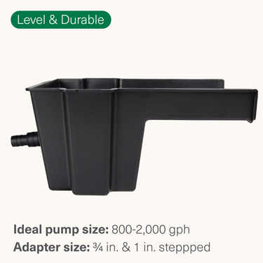 8 in. waterfall spillway dimensions